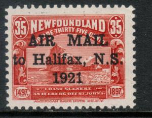 Newfoundland #C3 Very Fine Never Hinged **With Certificate**