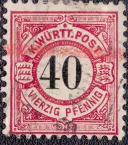 Wurttemberg - 65 1875 Used