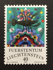 Liechtenstein 1977 #600, Zodiac Signs, MNH.