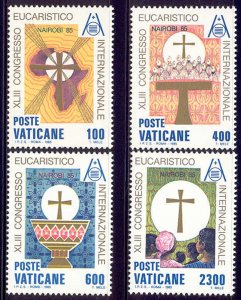 Vatican City - 1985 MNH set of 4 - Eucharistic Congress #761-4 cv 3.85 Lot #3