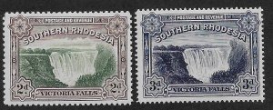 SOUTHERN RHODESIA SC# 37-37A  FVF/MLH