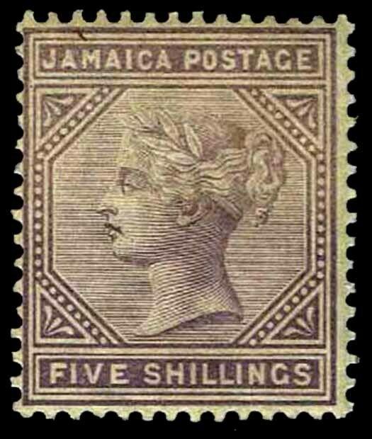 1897 Jamaica #30 QV Watermark 2 - OGXLH - F/VF - CV$70.00 (ESP#3500)
