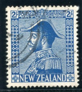 New Zealand 1926 KGV 2s deep blue very fine used. SG 466. Sc 182a.