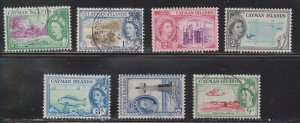 CAYMAN ISLANDS Scott # 136//44 Used - QEII & Various Scenes