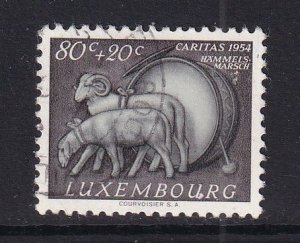 Luxembourg   #B181  used 1954 Caritas 80c