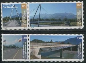 Liechtenstein 2014, Bridges 4v (2x[:]), MNH