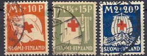 Finland VFU.  Red Cross Flags & Standards SC B2-B4. SCV $...