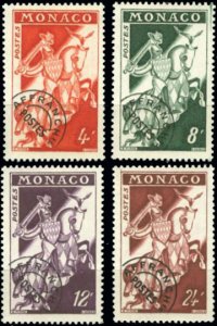 Scott #321-4 Knight in Armor MNH