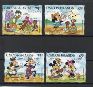 Caicos Islands #42-45 MNH