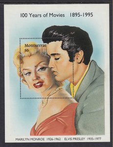 Montserrat 861 Elvis Marilyn Monroe Souvenir Sheet MNH VF