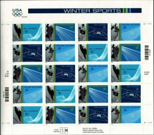 Scott 3552-55 2002 Salt Lake WINTER SPORTS: Mint Sheet 20 x 34¢ STAMPS