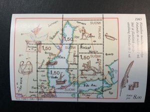 Finland MNH #728 1985 Souvenir sheet SCV $8.00 