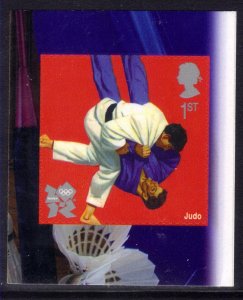 GB 2010 QE2 1st Olympic & Paralympic Judo Self Adhes Umm SG 3020 ( F132 )