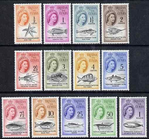 Tristan da Cunha 1961 Marine Life (South African Currency...