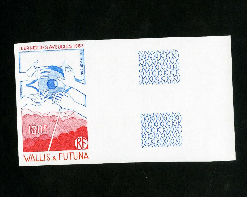 Wallis Et Futuna Stamps # C117 XF Imperf Pair OG NH