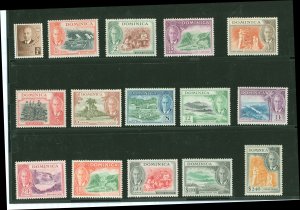 Dominica #122-136  Single (Complete Set)