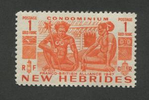 NEW HEBRIDES (FRENCH) #91 MINT