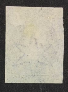 MOMEN: ST HELENA SG #1 1856 IMPERF USED LOT #60415