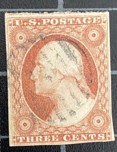 US Stamps-SC# 11 - Used  - SCV = $17.50