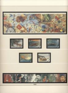 Great Britain UK 1992 Lindner Stamp Album Supplement Pages