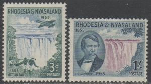 Rhodesia & Nyasaland 1955 Centenary of Discovery... MNH