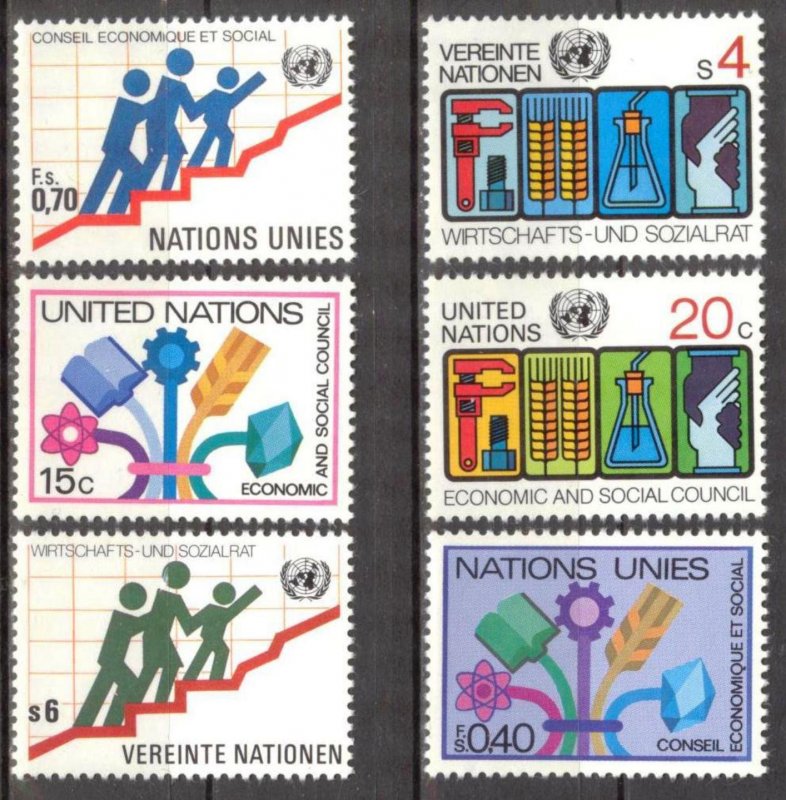 United Nations Geneva New York Vienna 1980 Economic and Social Counsil MNH