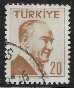Turkey #1235 20k Kemal Ataturk