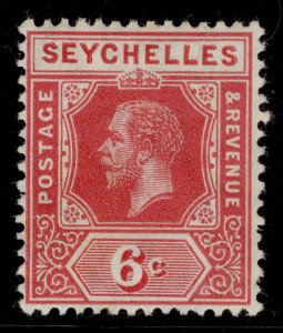 SEYCHELLES GV SG85a, 6c rose, M MINT. Cat £13.