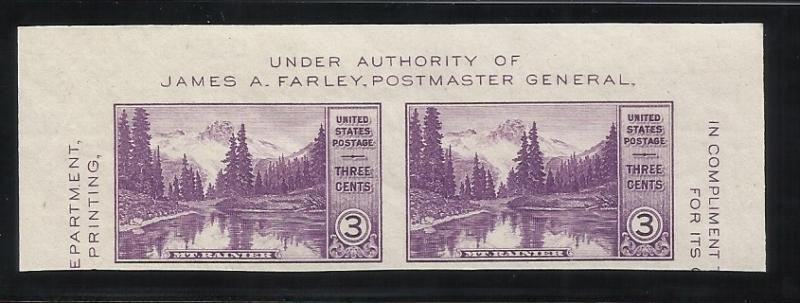 750a 3c Pair MNH 1934 National Parks VF