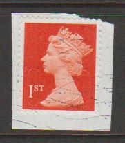 GB QE II Machin SG U2958a - 1st vermillion  - date code M12L - Source  none