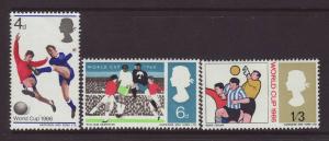 1966 GB World Cup Ordinary Set U/M SG693/695