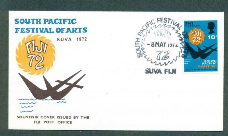 Fiji 1972 South Pacific Arts Festival FDC lot50475