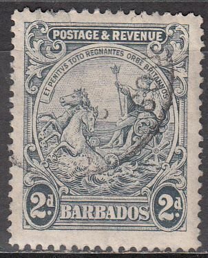 barbados  scott no 169  used