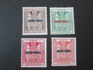 Cook Islands 1931 Sc 80-83 set MH