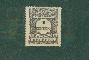 St. Thomas & Prince Islands J43 MH BIN $0.50