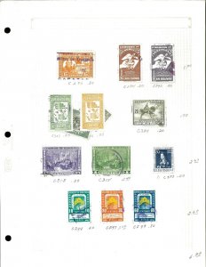 Venezuela 1882-1960 M & U (mostly) Hinged on Homemade pages