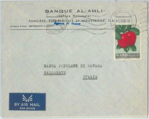 74936 - LEBANON - POSTAL HISTORY - AIRMAIL COVER to  ITALY   1963