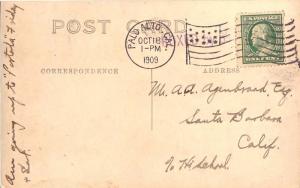 United States California Santa Barbara 1909 violet sl Boxed by 35.