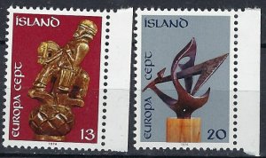 Iceland 472-73 MNH 1974 Europa (ak1675)