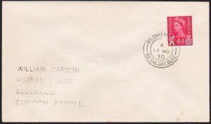 GB SCOTLAND 1970 Cover - KILCHATTAN BAY ROTHESAY BUTE cds..................A9009