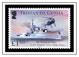 COLOR PRINTED TRISTAN DA CUNHA 2011-2020 STAMP ALBUM PAGES (45 illustr. pages)