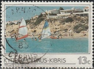 Cyprus, #647  Used,  From 1985,  CV-$0.30