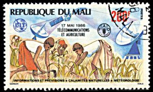 Mali 534, CTO, Telecommunications and Agriculture