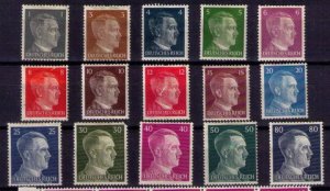 Germany Adolf Sc 506-523 MLH (1941-44) Very Fine