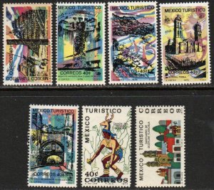 Mexico Sc #1008-1014 Mint Hinged
