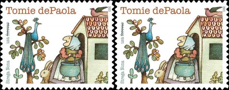 US 5793 Tomie dePaola forever horz pair (2 stamps) MNH 2023 after May 15 