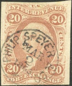 #R41a 20¢ FOREIGN EXCHANGE F-VF USED CV $75.00 BP1041