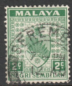 Malaya Negri Sembilan Scott 22 - SG22, 1935 Arms 2c used