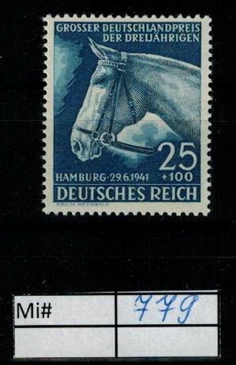 Deutschland Reich TR02 DR Mi 779 1938 Reich Postfrisch ** MNH