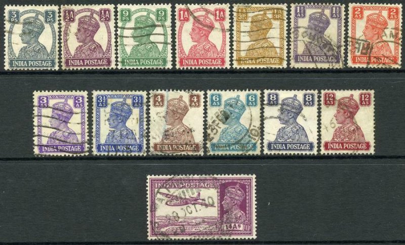 India SG265/77 1940 Conjunto de 14 utilizado
							
							mostrar tÃ­tulo original